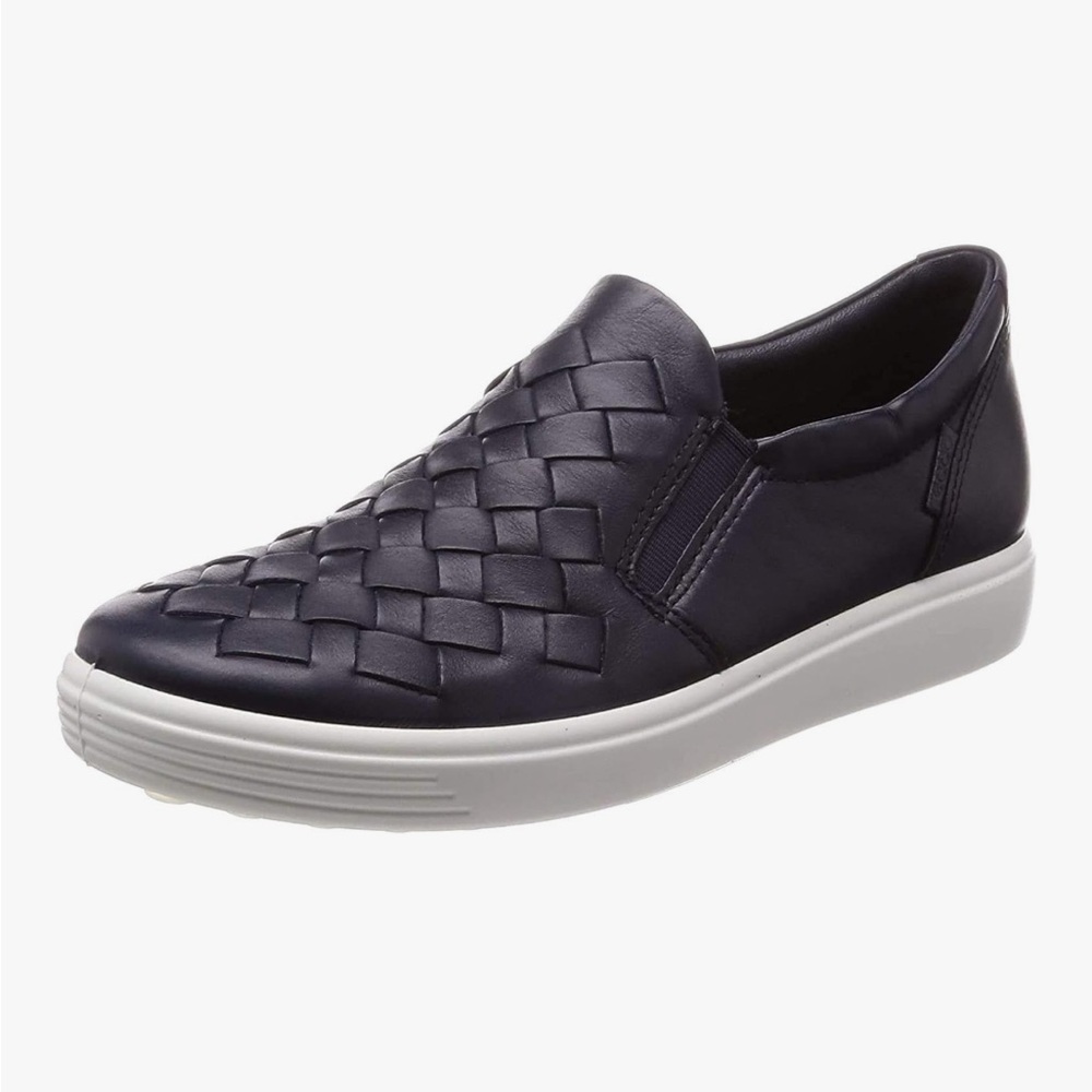 Ecco Women's Black Slip-On Sneakers
